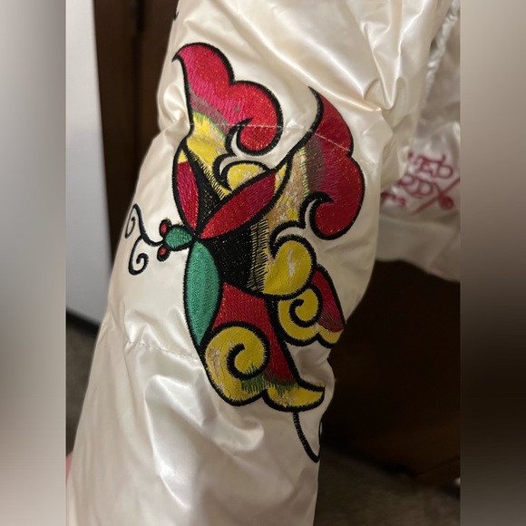 Rare Ed Hardy Puffer Tiger Jacket - Picture 15 of 16